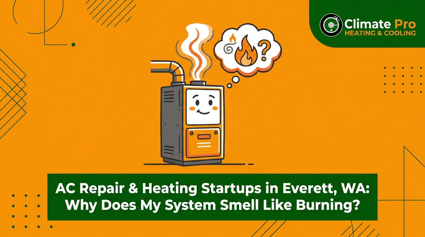 AC Repair & Heating Startups in Everett, WA: Why Does My System Smell Like Burning? — featured image